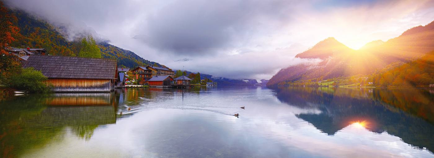 Grundlsee Boothäuser